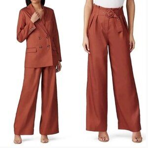 Like New! Sweet Baby Jamie High-Waisted Wide-Leg Pleated Belted Trousers in 4
